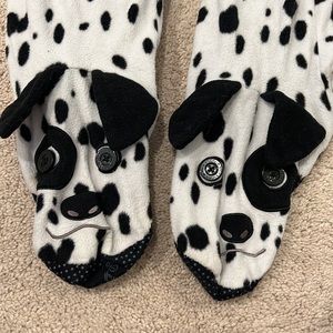 Dalmatian footsie Onsie